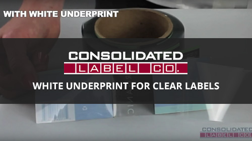 White Underprint for clear labels