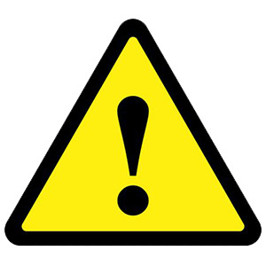 Symbol for Prop 65 warning label