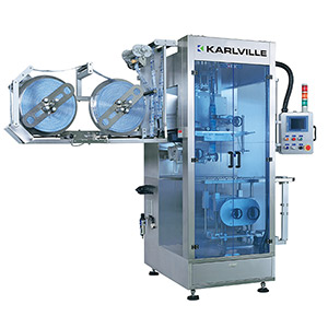 Shrink sleeve applicator