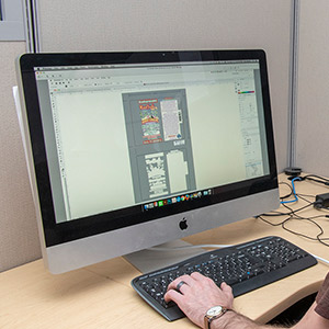 Pre-press fixing label color