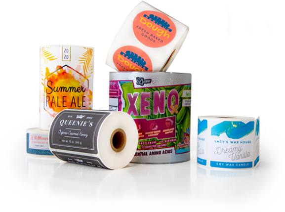 Custom Printed Roll Labels