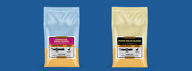 Coffee Bag with Labels