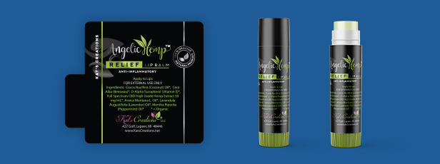 Lip Balm Labels with Packaging