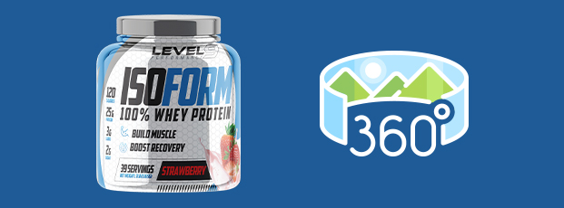 360 Degrees Jar Label on a Product