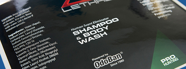 Close-Up of Weatherproof Label
